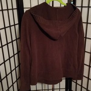 GUC Comfortable Brown Hooded Sweater